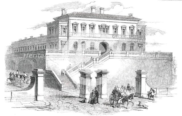 New Railway Station in Tithebarn-Street, Liverpool, 1850. Creator: Unknown.