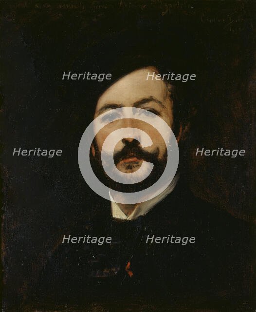 Portrait of Baron Antoine d'Ezpeleta, 1882. Creator: Charles Emile Auguste Carolus-Duran.