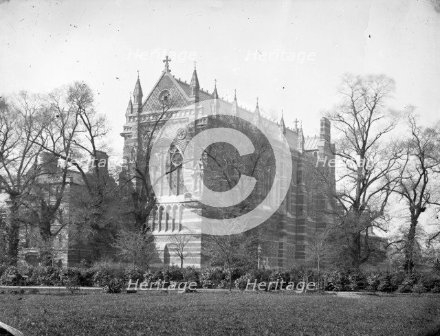 Keble College, Parks Road, Oxford, Oxfordshire, 1870.  Artist: Henry Taunt