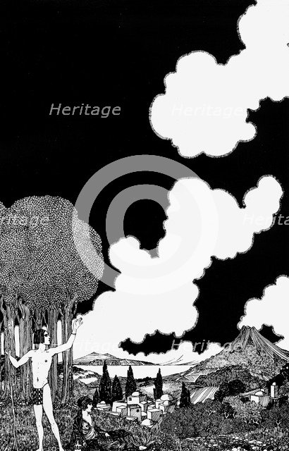 Illustration for The Rubaiyat of Omar Khayyam.