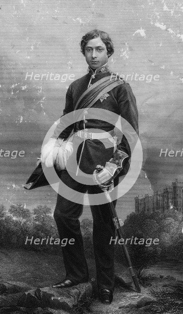 The Prince of Wales, c1851.Artist: DJ Pound