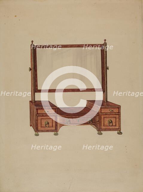 Dressing Glass, c. 1936. Creator: Lorenz Rothkrantz.