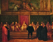 Venetian Senate, 1849. Creator: Robert-Fleury; Tony (1837-1911).