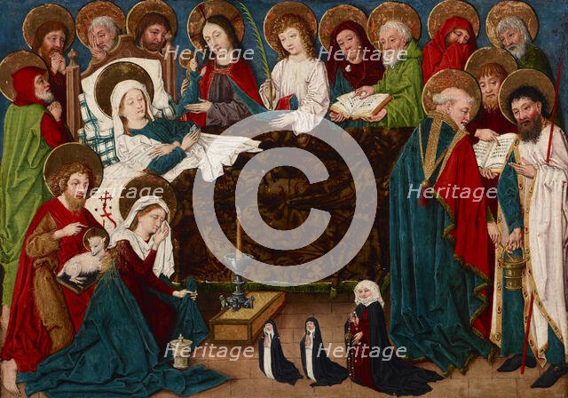 Dormition of the Mother of God, c1480-1490. Creator: Master of the Vestment Studies.