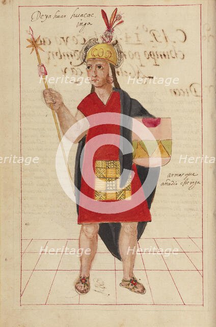 Yahuar Huacac, completed in 1616. Creator: Unknown.