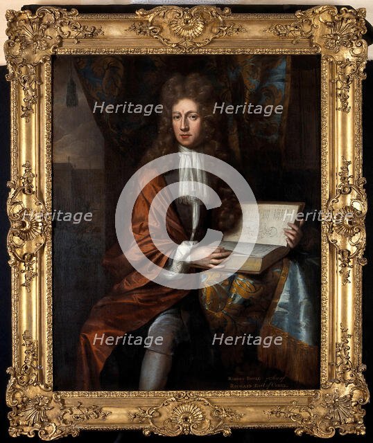 The Hon Robert Boyle, experimental philosopher. Creator: Unknown.