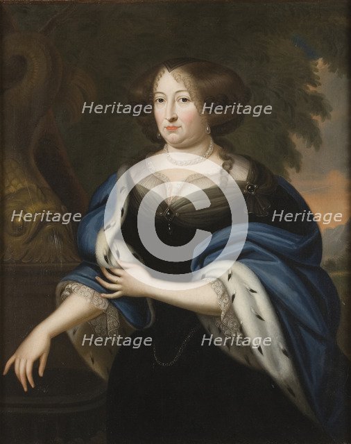 Portrait of Margravine Hedwig Sophie of Brandenburg (1623-1683).