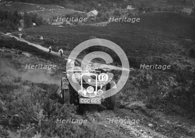 1936 Singer 1.5 litre Le Mans, (late 1930s?). Artist: Unknown