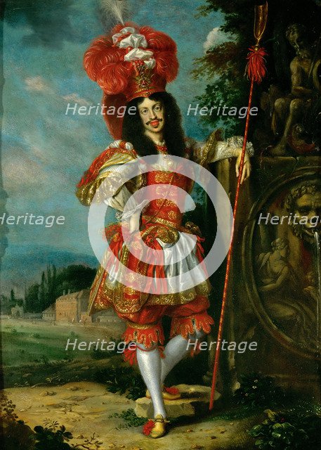 Emperor Leopold I (1640-1705) in a theatrical costume, 1667. Artist: Thomas, Jan (1617-1678)
