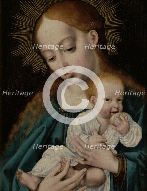 Madonna and Child Eating an Apple, between 1525-1530. Creator: Joos van Cleve.