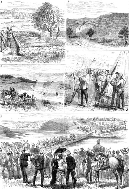 Sketches in South Africa by our special artist, 1881.  Creator: Unknown.