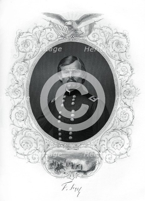 General Franz Sigel, Union general in the American Civil War, 1862-1867.Artist: R Dudensing