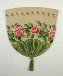 Evening pouch, German, 1840-60. Creator: Unknown.