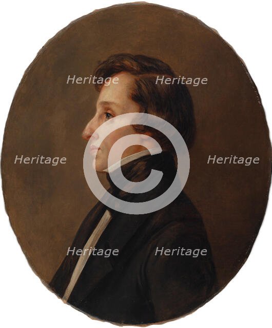 Portrait of Frédéric Chopin. Creator: Winterhalter, Franz Xavier (1805-1873).