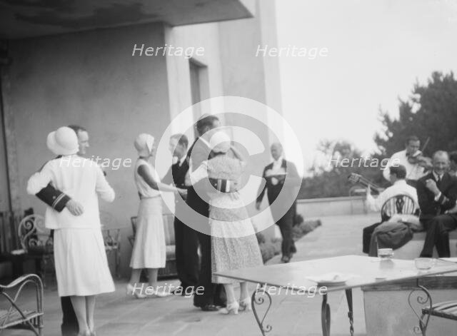 Party at "The Shallows," property of Lucien Hamilton Tyng, Southampton, Long Island, 1931 Aug. Creator: Arnold Genthe.