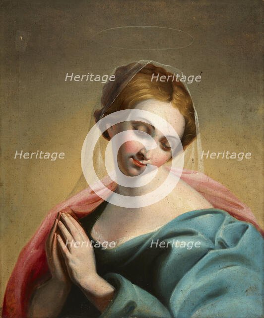 Bust of a Saint, 18th century. Creator: Unknown.