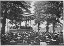 A band in Hyde Park, London, c1901 (1901). Artist: Unknown.