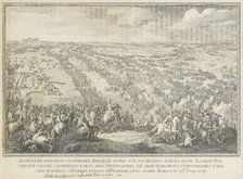 The Battle of Poltava on 27 June 1709. Artist: Larmessin, Nicolas de, II (1684-1755)