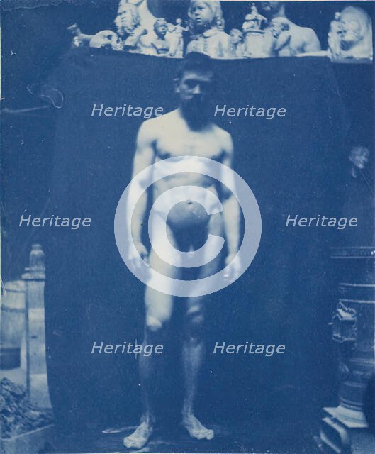 Standing Nude (Samuel Murray), c. 1890-1892. Creator: Thomas Eakins.