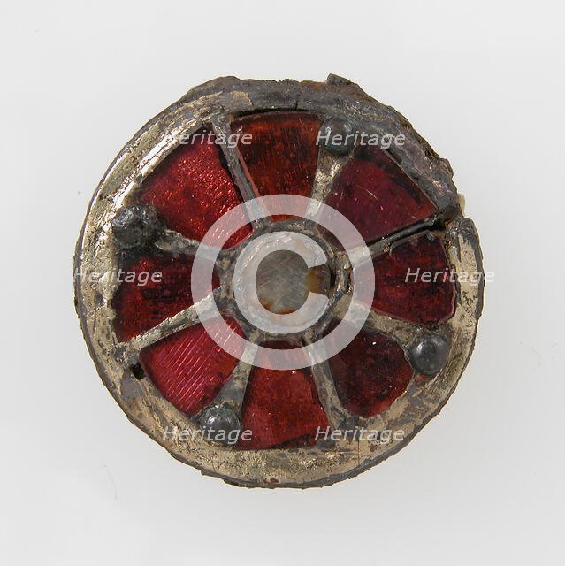 Disk Brooch, Frankish, 6th century. Creator: Unknown.