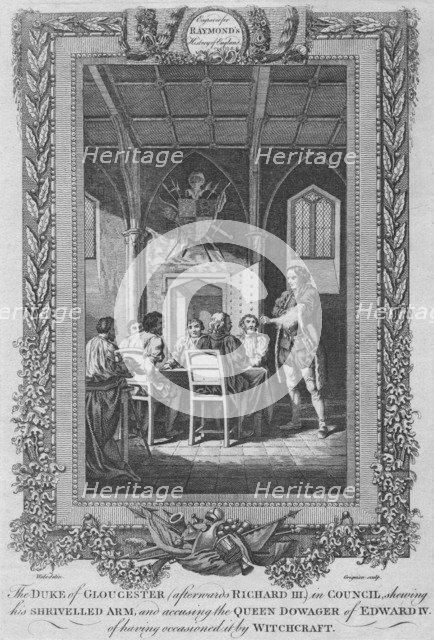 'The Duke of Gloucester (afterwards Richard III) in Council', c1787. Artist: Unknown.