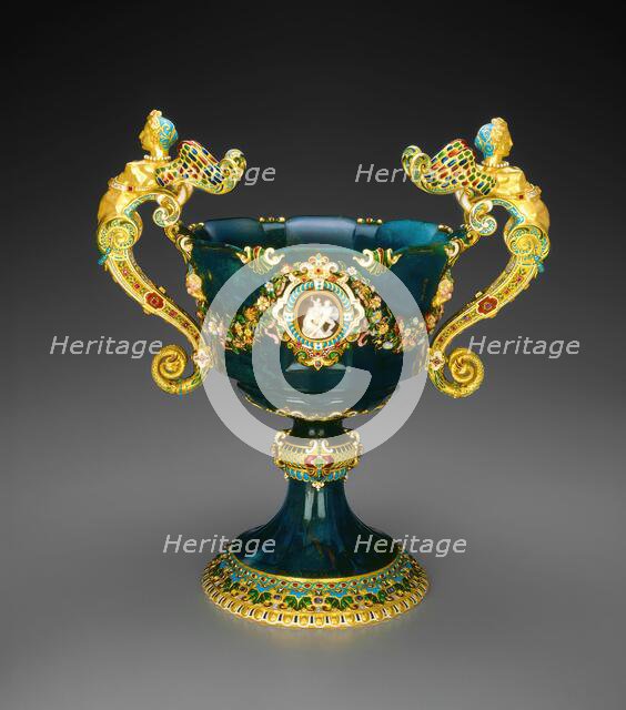 Cup, 1854-1855. Creator: Jean-Valentin Morel.