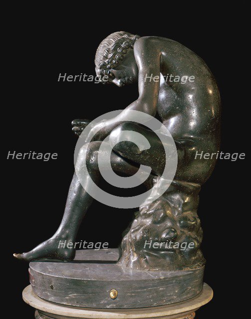 Roman statue “The Spinario.” Artist: Unknown