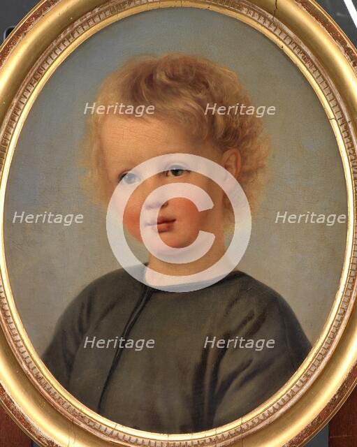 Portrait of Holger Aagaard Hammerich as a 4-year-old, 1849. Creator: Elisabeth Baumann.