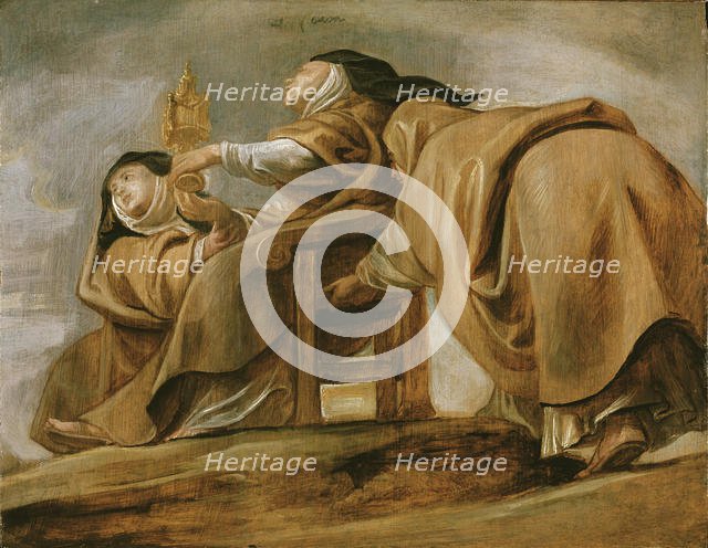 Saint Clare of Assisi, 1620. Creator: Rubens, Pieter Paul (1577-1640).