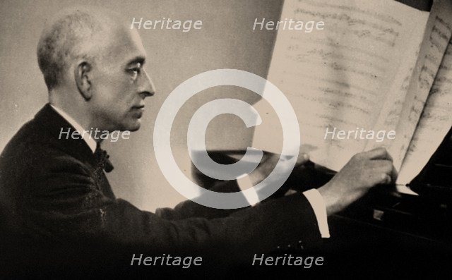 Portrait of the Composer Manuel de Falla (1876-1946).