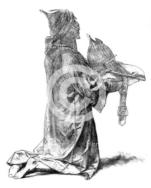 Study for a Saracen, for 'The Captivity of St Louis', c1880-1882.Artist: Alexandre Cabanel