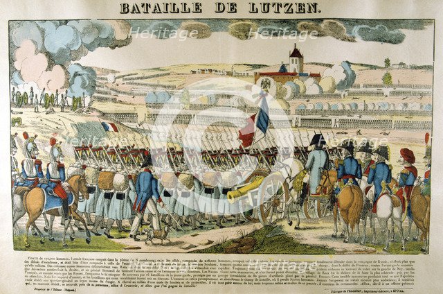 'Battle of Lutzen', 2 May 1813. Artist: Unknown