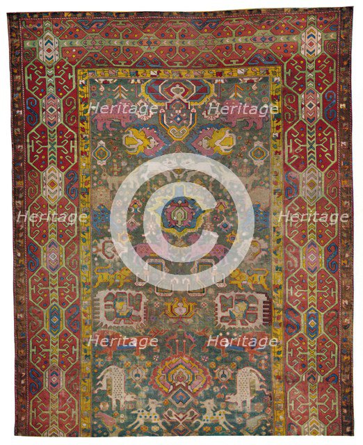 'Armenian Kouba Carpet (portion)', c19th century, (1928). Artist: Unknown.