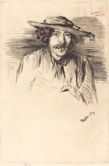 Self-Portrait, 1859. Creator: James Abbott McNeill Whistler.