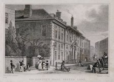 Goldsmiths' Hall, London, c1827. Artist: W Wallis