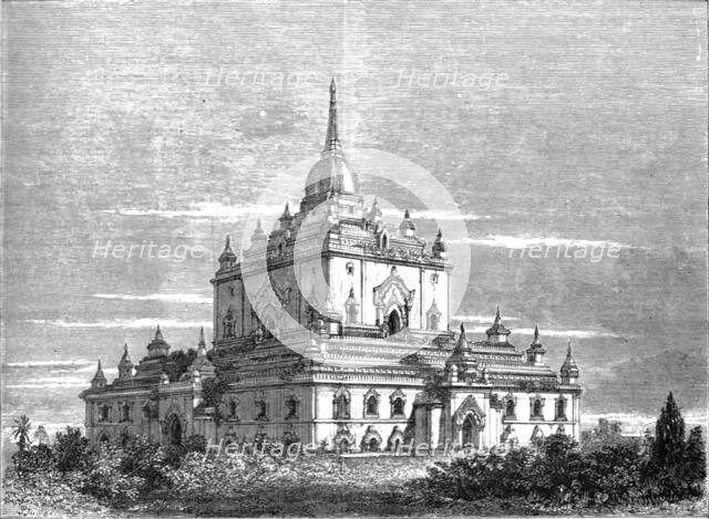''Thapinyu Pagoda, at Pagan; English mission to Mandalay', 1875. Creator: Unknown.