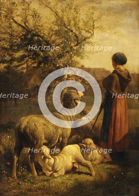 Springtime. Creator: Charles Emile Jacque.