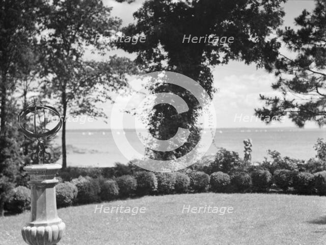 Edge, Charles N., garden, 1933 June 18. Creator: Arnold Genthe.