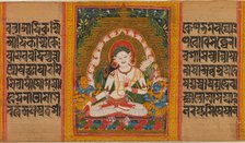 White Tara, Folio from...(Perfection of Wisdom) Manuscript, early 12th century. Creator: Unknown.