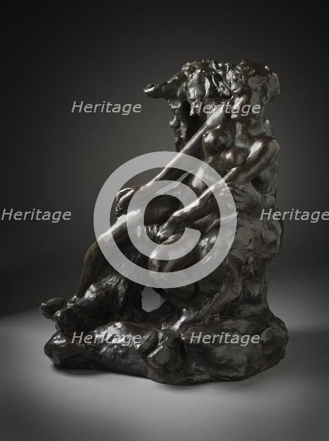 Minotaur or Faun and Nymph, c.1886. Creator: Auguste Rodin.