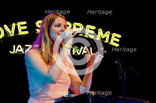 Lauren Kinsella, Love Supreme Jazz Festival, Glynde Place, East Sussex, 2015. Artist: Brian O'Connor.
