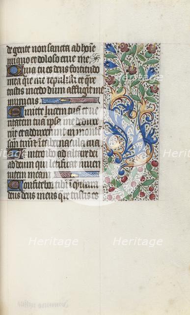 Book of Hours (Use of Rouen): fol. 76r, c. 1470. Creator: Master of the Geneva Latini (French, active Rouen, 1460-80).