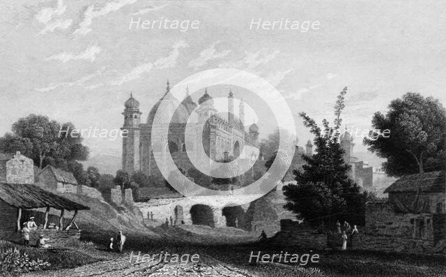 'Jumma Musjid, - Agra', 1834. Creator: William Purser.