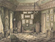 Design for Interior, 19th century. Creator: Anon.