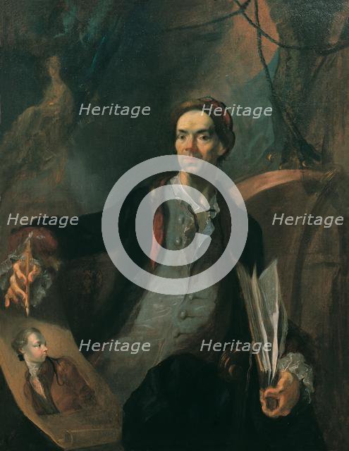 Self-Portrait, ca 1767. Creator: Maulbertsch, Franz Anton (1724-1796).