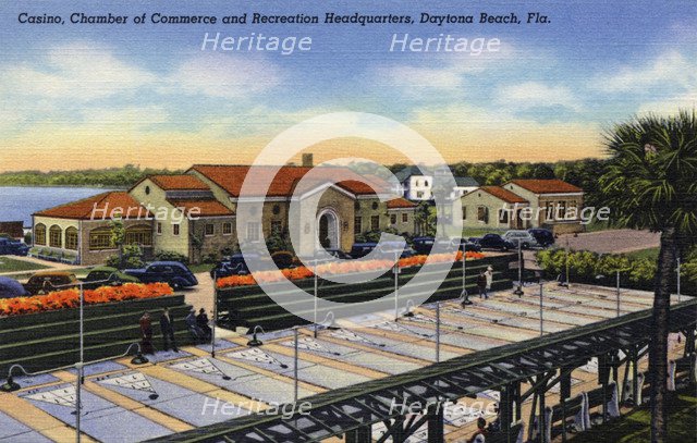 Casino, Chamber of Commerce and Recreation Headquarters, Daytona Beach, Florida, USA, 1940. Artist: Unknown