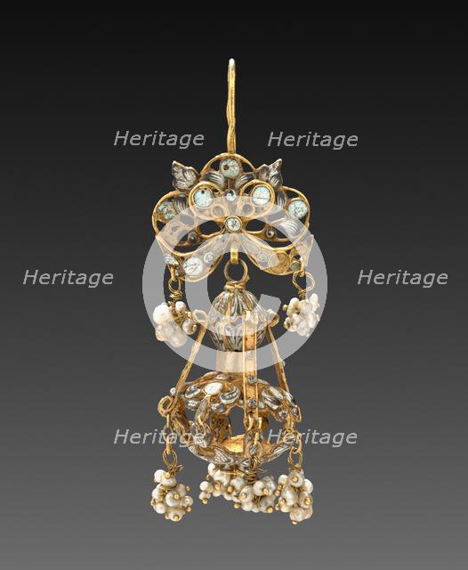 Earring, 1700s - 1800s. Creator: Unknown.