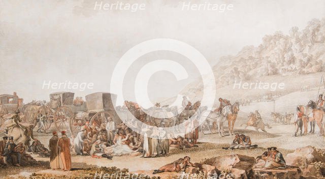 The Death of Prince Grigori Potyomkin in the Bessarabian steppe, 1791. Creator: Ivanov, Mikhail Matveevich (1748-1823).