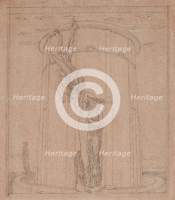 The Labyrinth in which the twiformed Bull was Stalled, late 19th century. Artist: Charles S Ricketts.