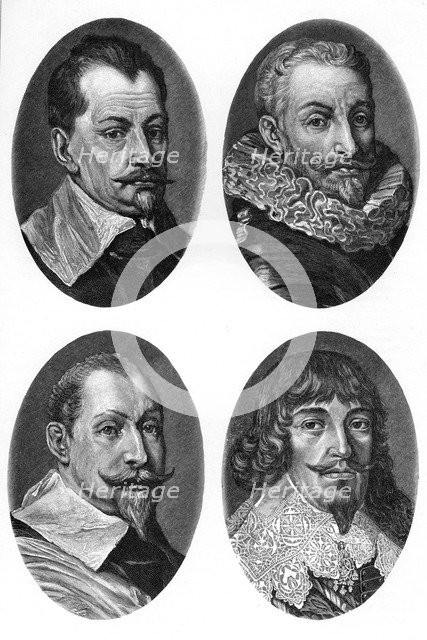 The chief military commanders of the Thirty Years War, 1618-1648 (1903). Artist: Unknown